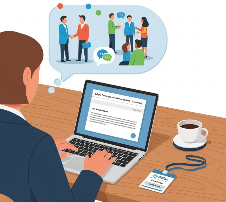 How to Write a Follow-Up Email After a Conference (With Templates)