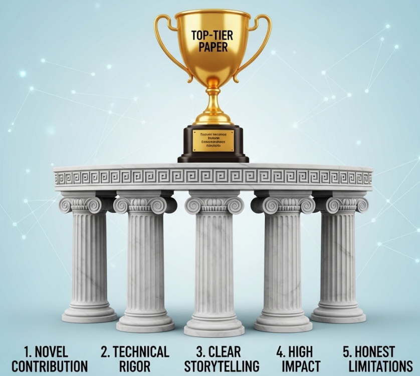 The 5 Key Traits of a Top-Tier Conference Paper