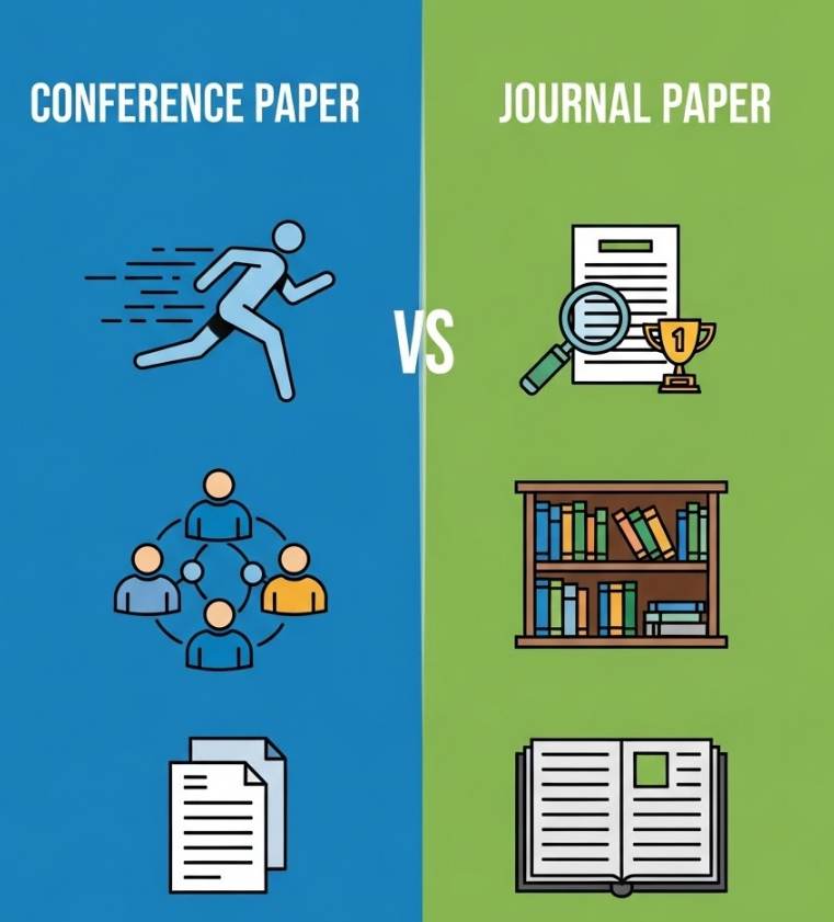 Conference Paper vs. Journal Paper: Key Differences for Researchers