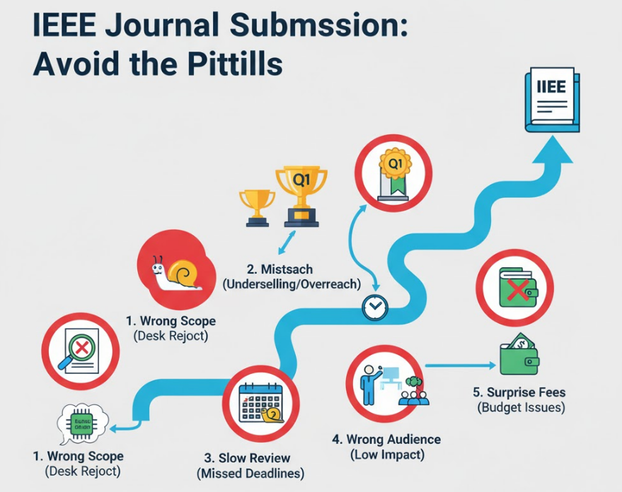 A Guide to Avoiding Pitfalls in IEEE Journal Submissions: 5 Factors to Consider