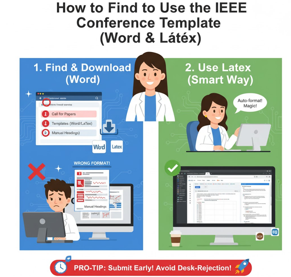 How to Find and Use the IEEE Conference Template (Word & LaTeX)