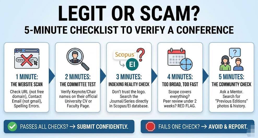 Is This Conference Legitimate? A 5-Minute Checklist to Verify