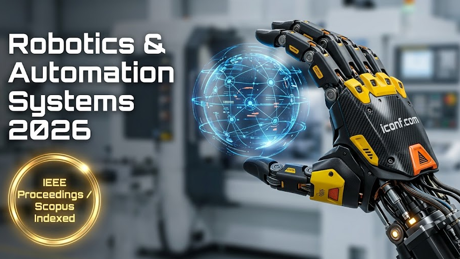 Robotics, Control & Automation Systems Conferences 2026: Submit Your Paper (IEEE)