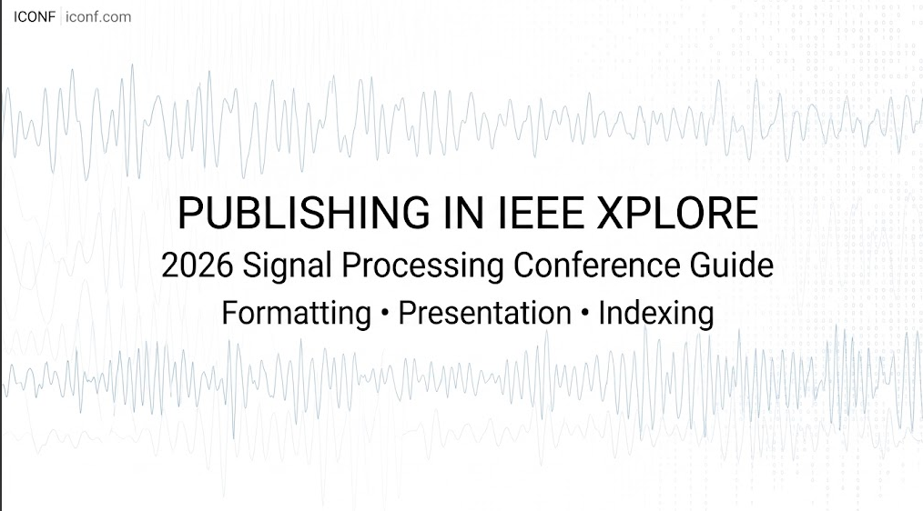 How to Get Published in IEEE Xplore: 2026 Signal Processing Conference Guide
