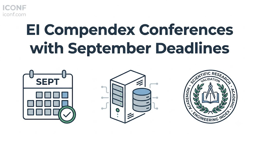 EI Compendex Conferences with September Deadlines | 2026–2027 List