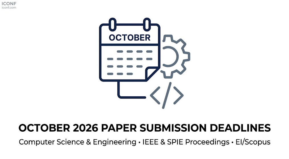 October 2026 Paper Submission Deadlines: Computer Science & Engineering