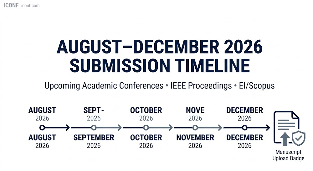 Upcoming Conference Submissions: August–December 2026 Timeline