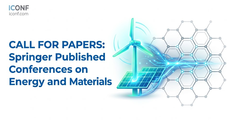 CFP | Springer Published Conferences on Energy and Materials